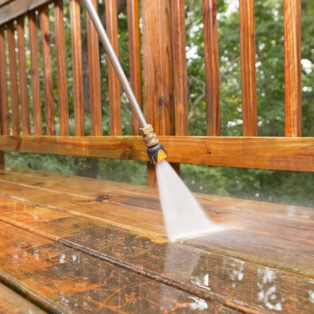 deck pressure washing